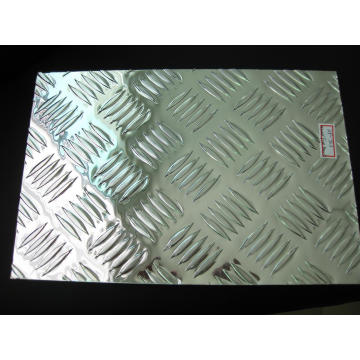 Aluminium 5 Bar Aluminium Checkered Platte